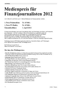 Medienpreis 2012